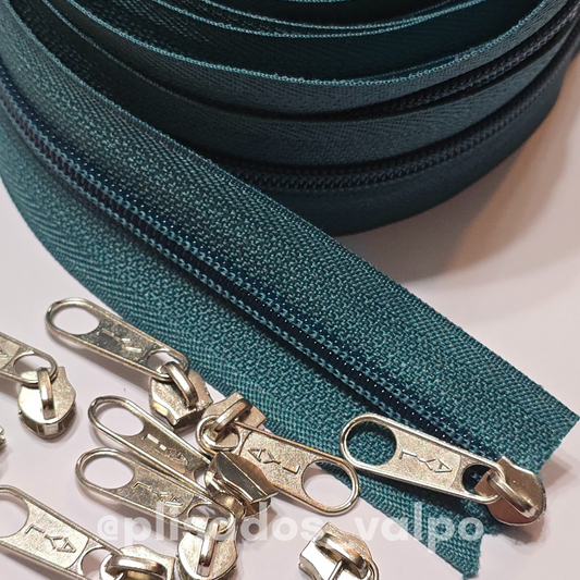 Cierre Nylon N°5 65cm Verde esmeralda