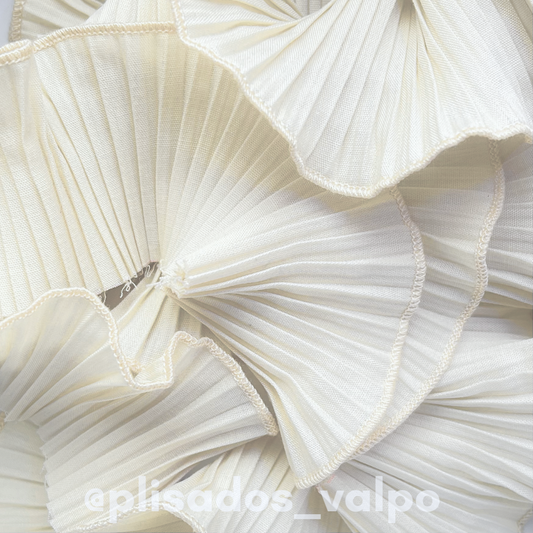 Plisado popelina / crema