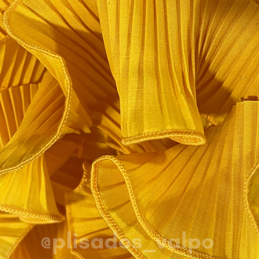 Plisado popelina / amarillo oro
