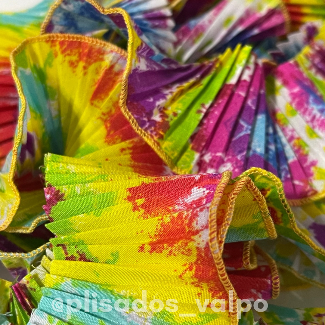 Plisado popelina / tie dye