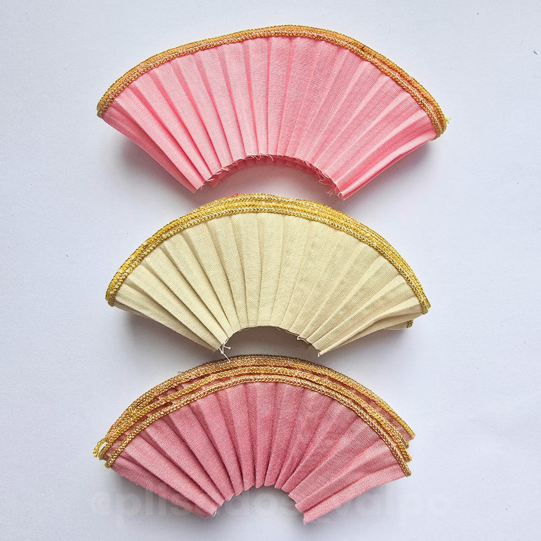 Mini plisados BRILLANTES / 12u. Mix (surtido)