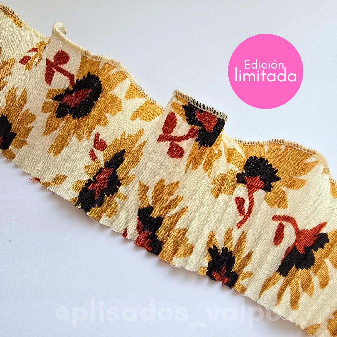 Plisado micro fibra / floralia