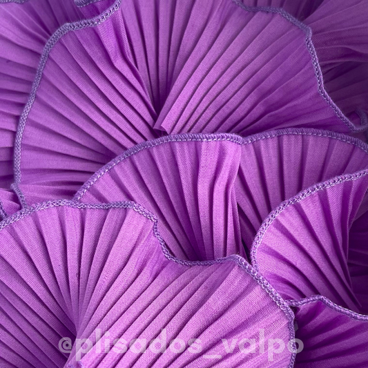 Plisado popelina / violeta