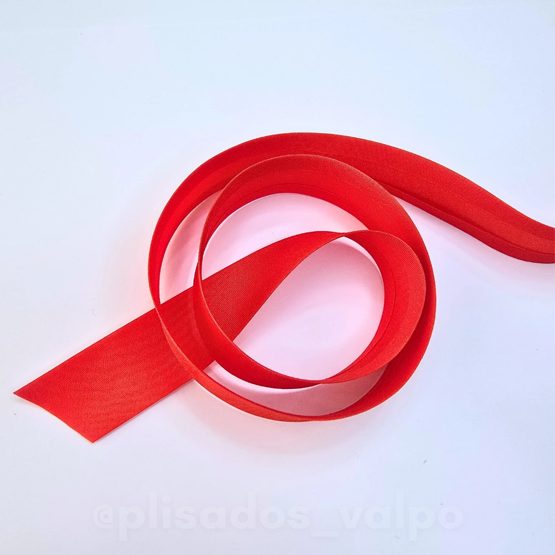 Sesgo 25 mm rojo / 20 mts