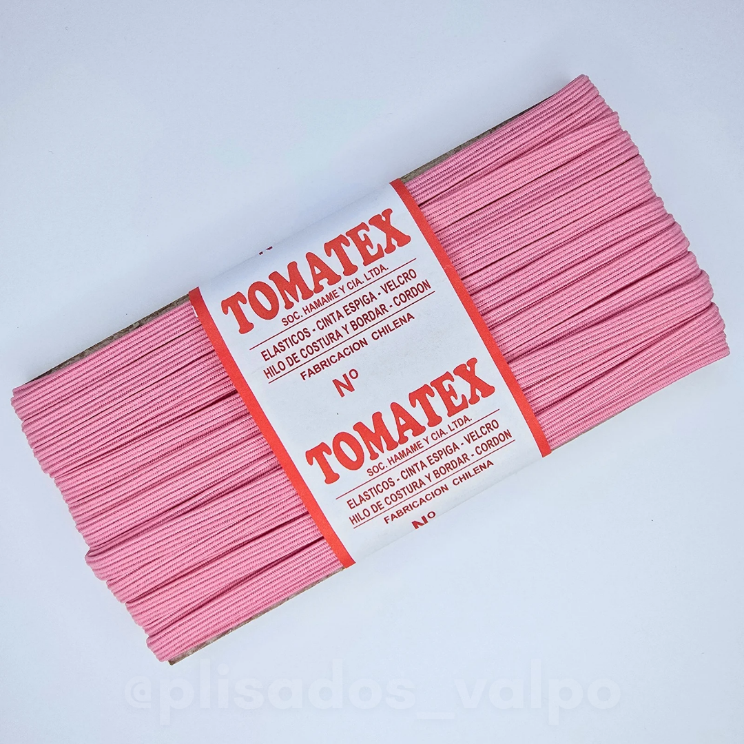 Elástico TOMATEX N°4 / rosado