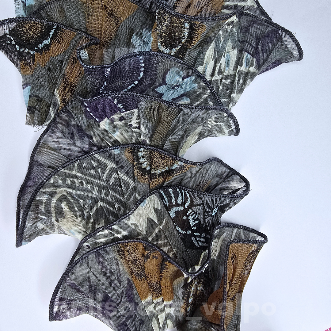 Plisado gasa / tribal floral