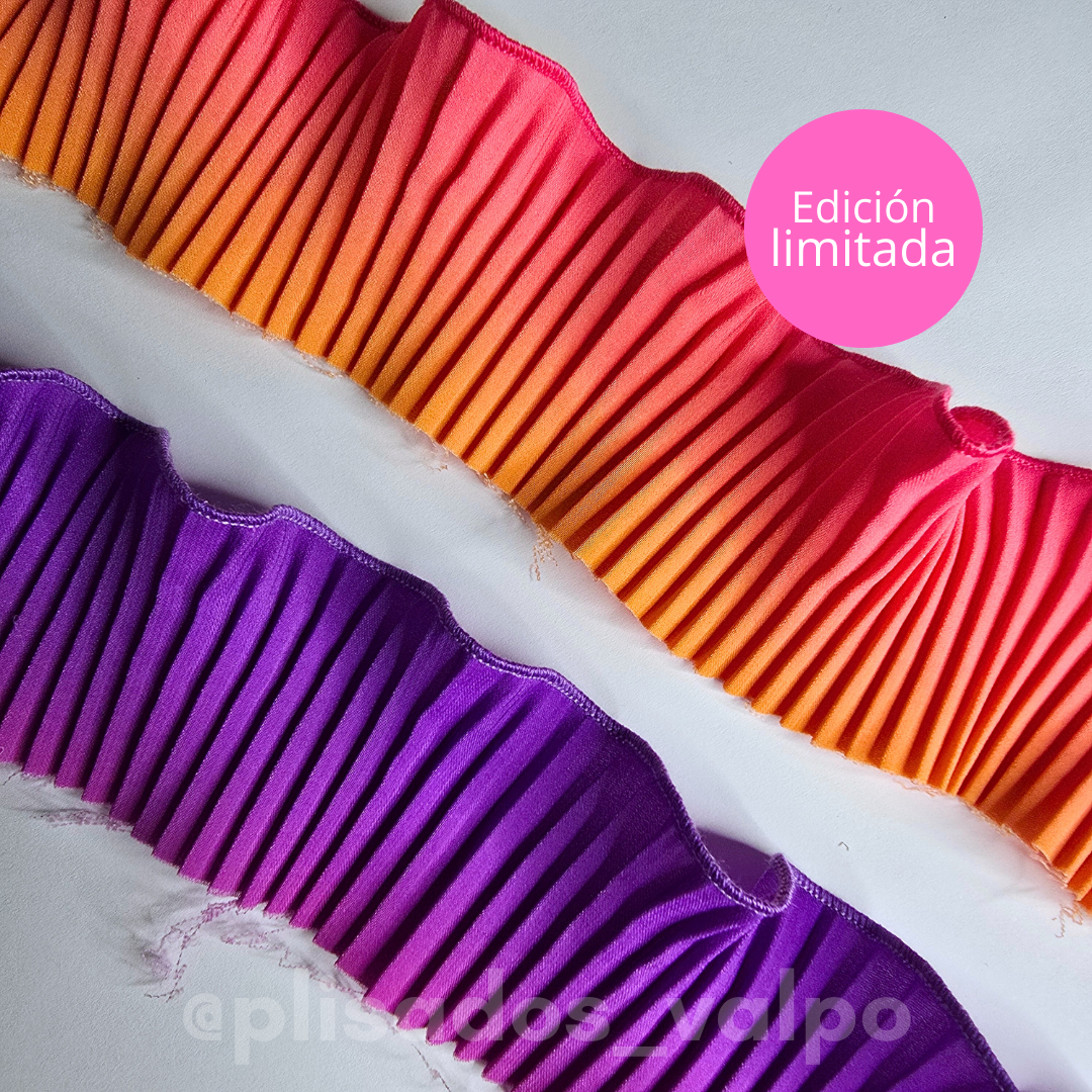 Plisado micro fibra / fantasía multicolor