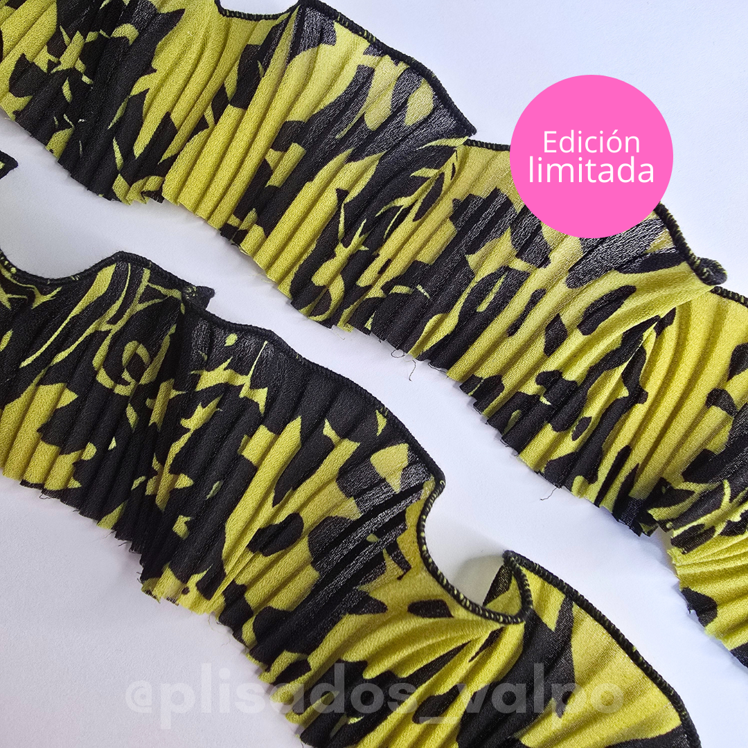 Plisado gasa / aesthetic verde