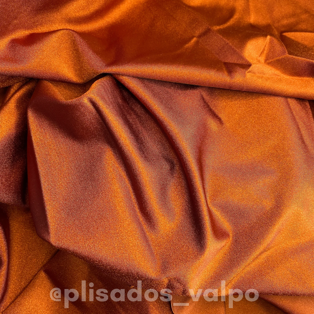 Lycra Dupont / cobre satinado 1/2 mt