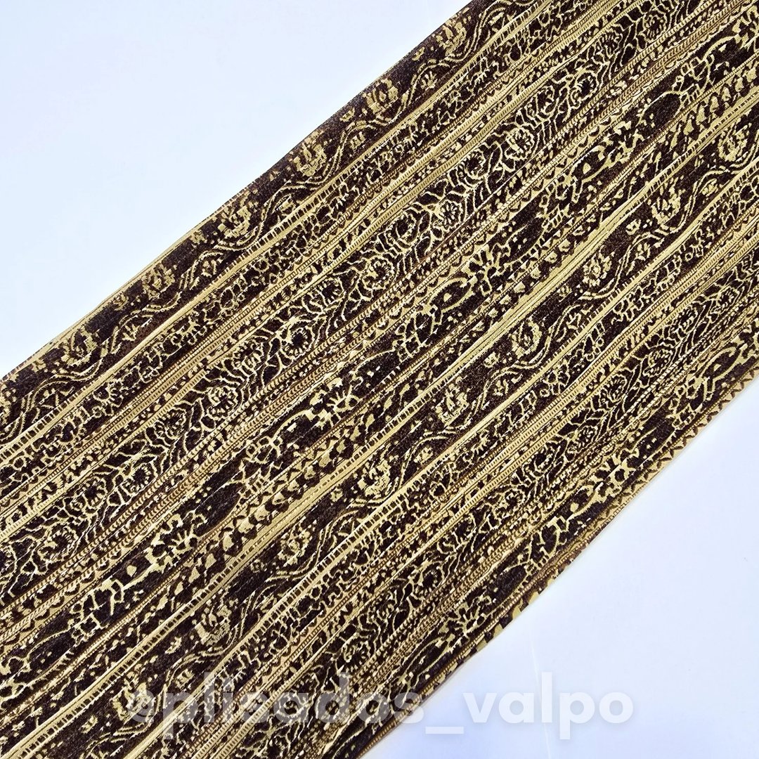 Plisado gasa / Vintage café