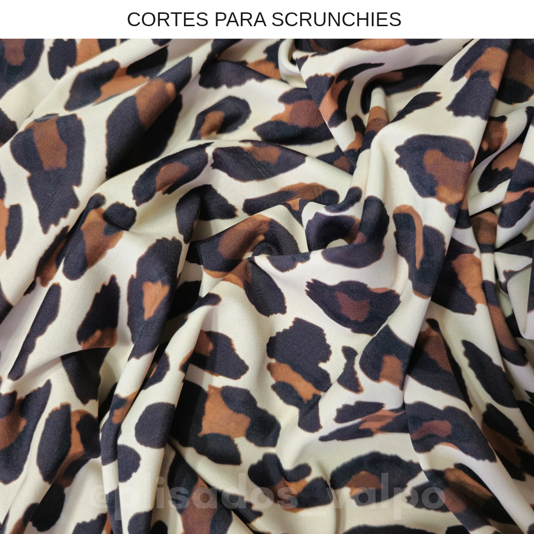 Lycra Dupont / animal print beige