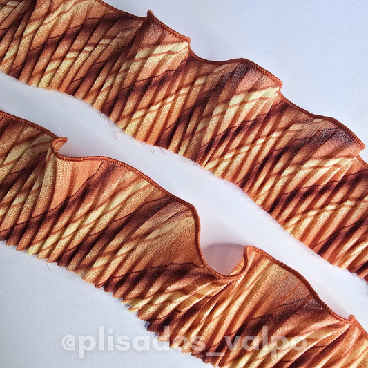 Plisado gasa / Terracota vintage
