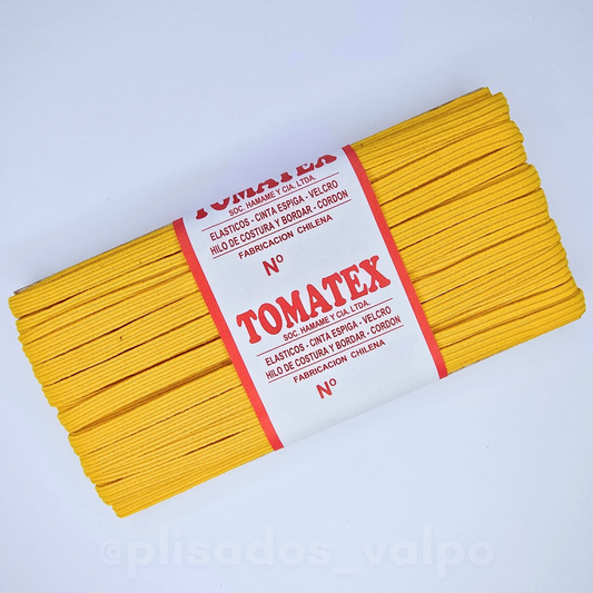 Elástico TOMATEX N°4 / amarillo