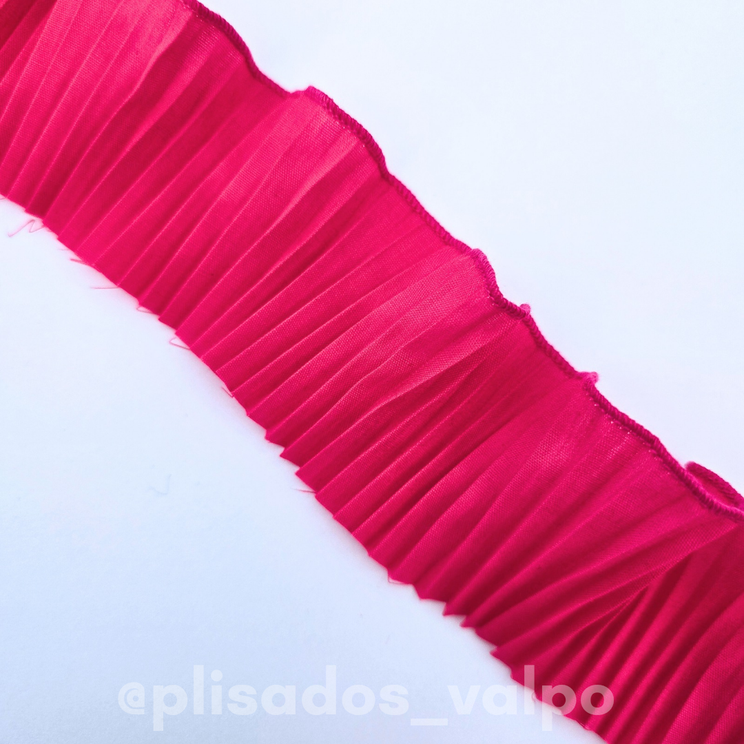 Plisado popelina / Hot pink