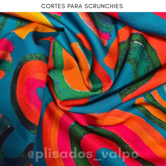 Pandora satín / arcoíris turquesa