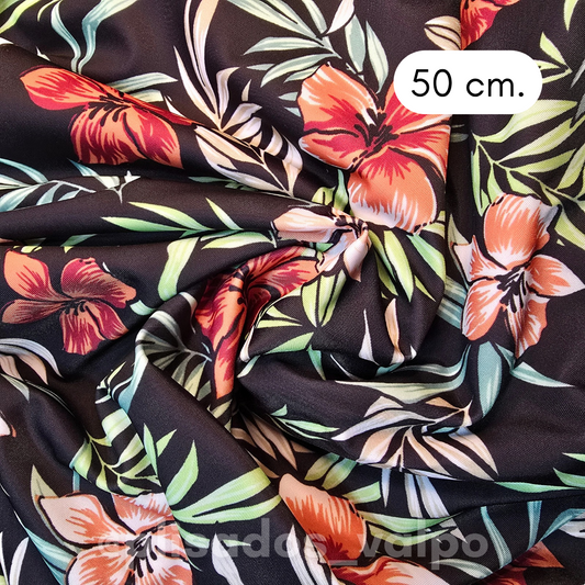 Lycra Dupont / Hawaii caramelo 1/2 mt