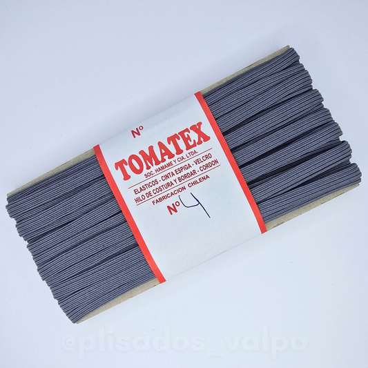 Elástico TOMATEX N°4 / gris