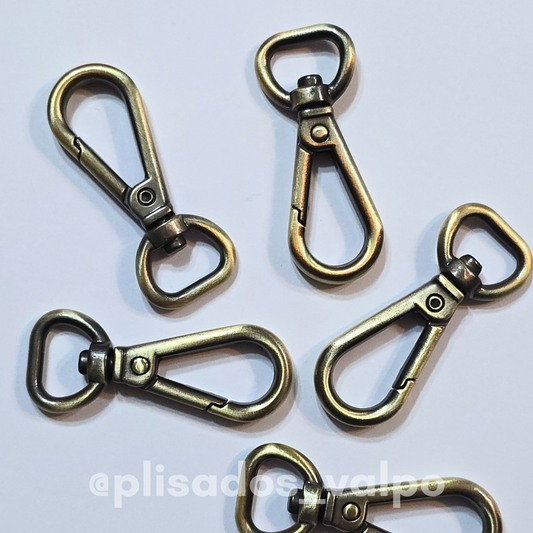 Mosquetón PREMIUM / envejecido 11 mm