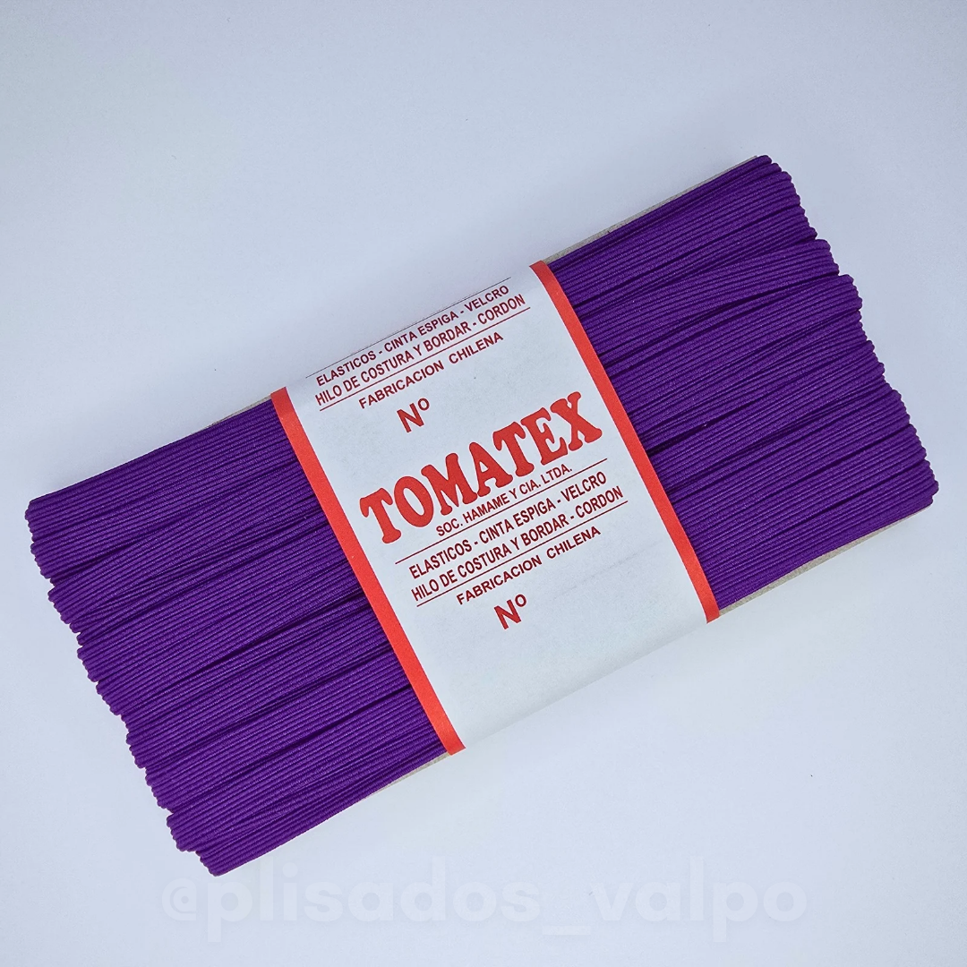 Elástico TOMATEX N°4 / morado