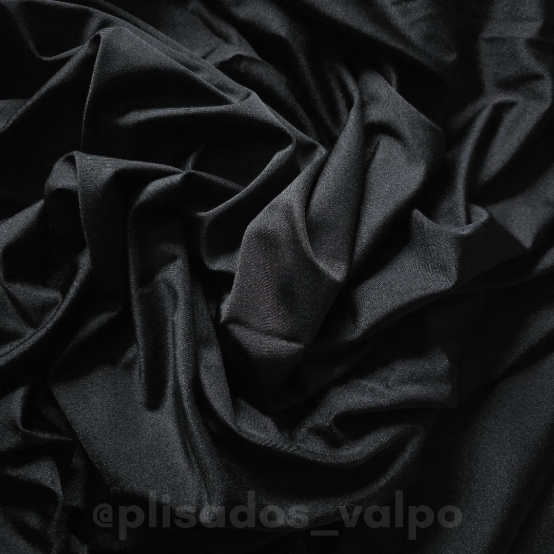 Lycra Dupont / negro satinado  1mt