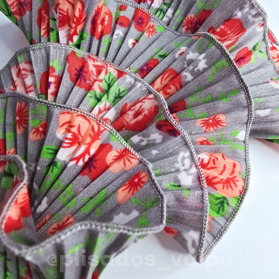 Plisado popelina / rositas de invierno