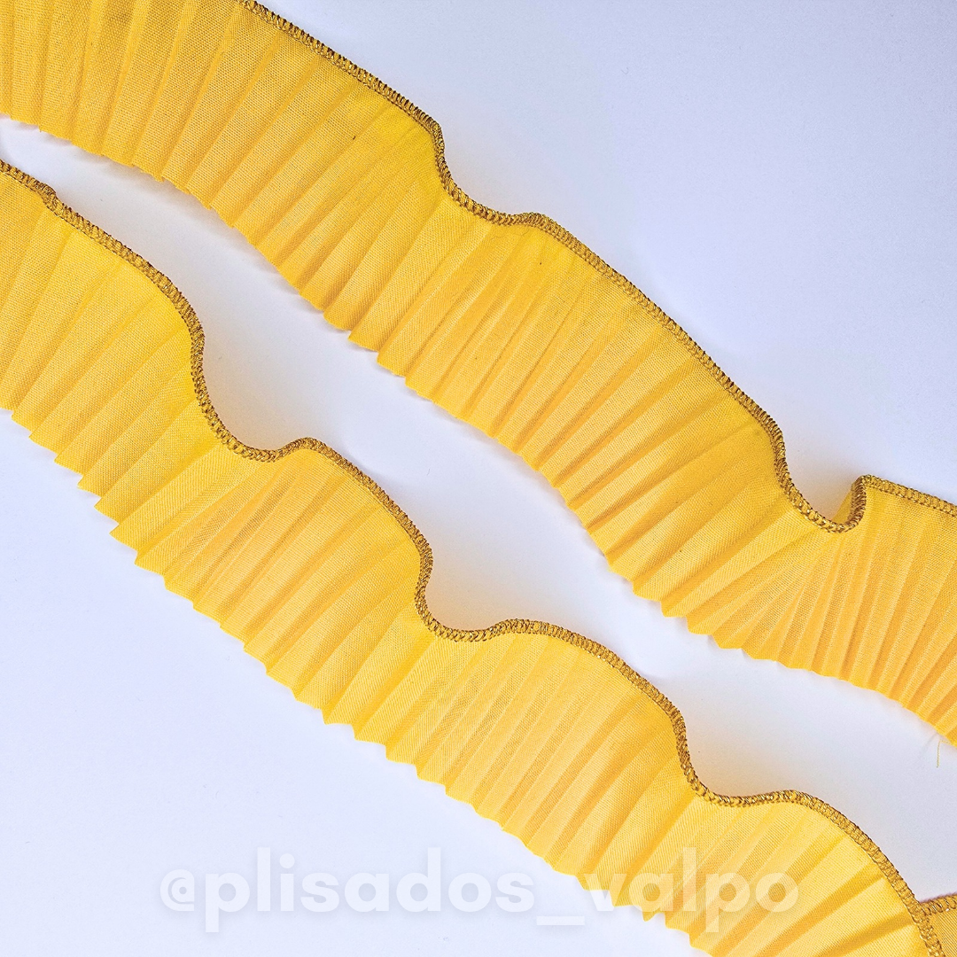 Mini plisado / Amarillo B.Dorado