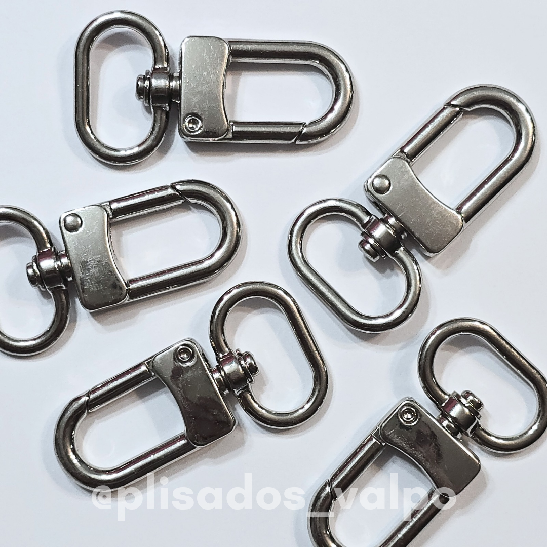 Mosqueton niquelado 20mm