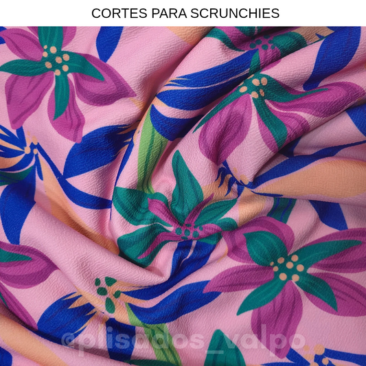 Lycra Sofía / Malva floral