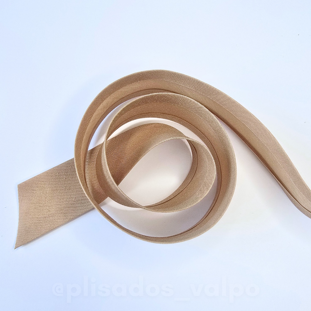 Sesgo 25 mm moka / 20 mts