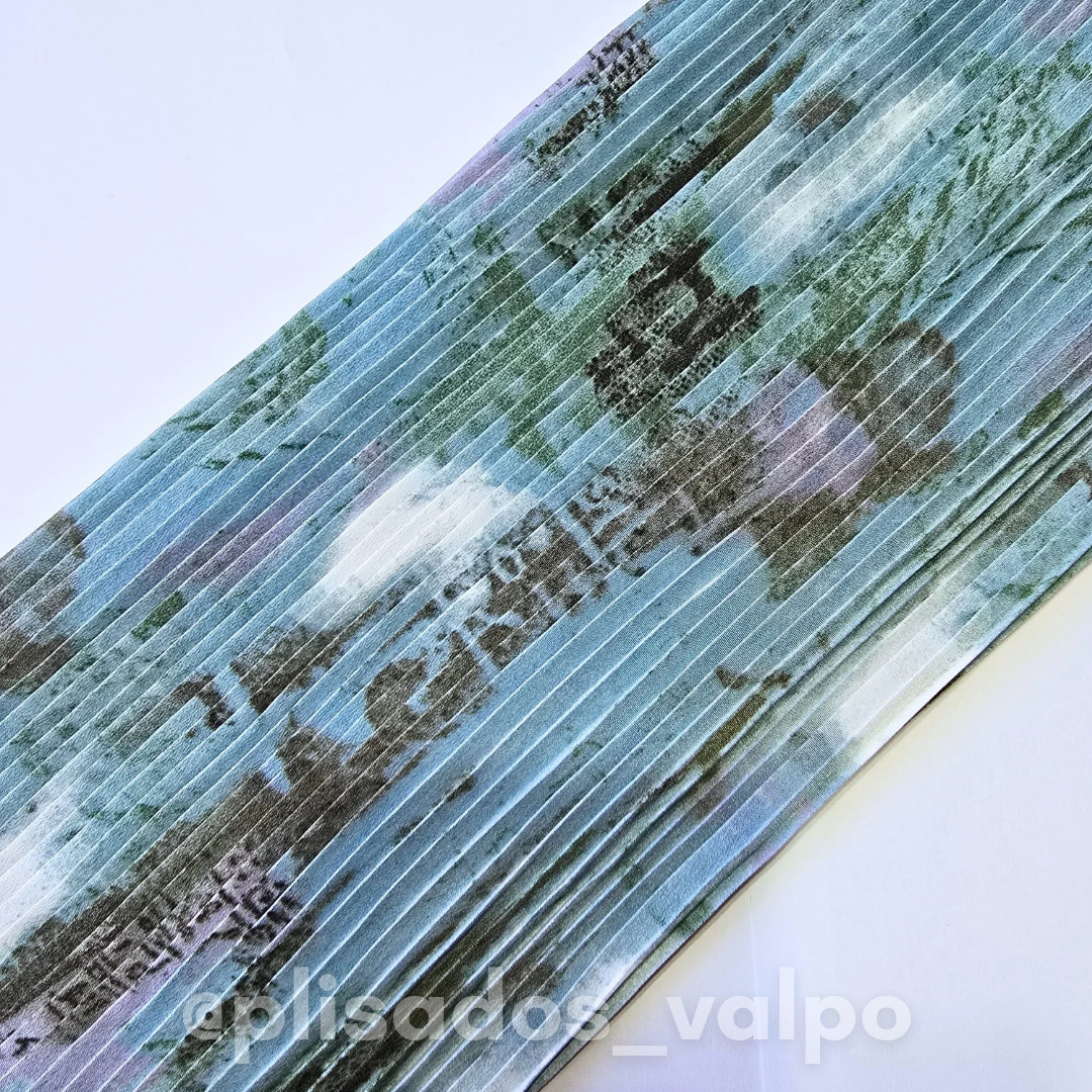 Plisado micro fibra / Aqua