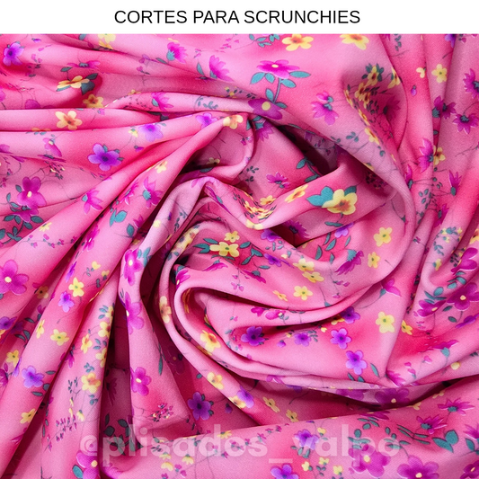 Lycra Dupont / Pink flower