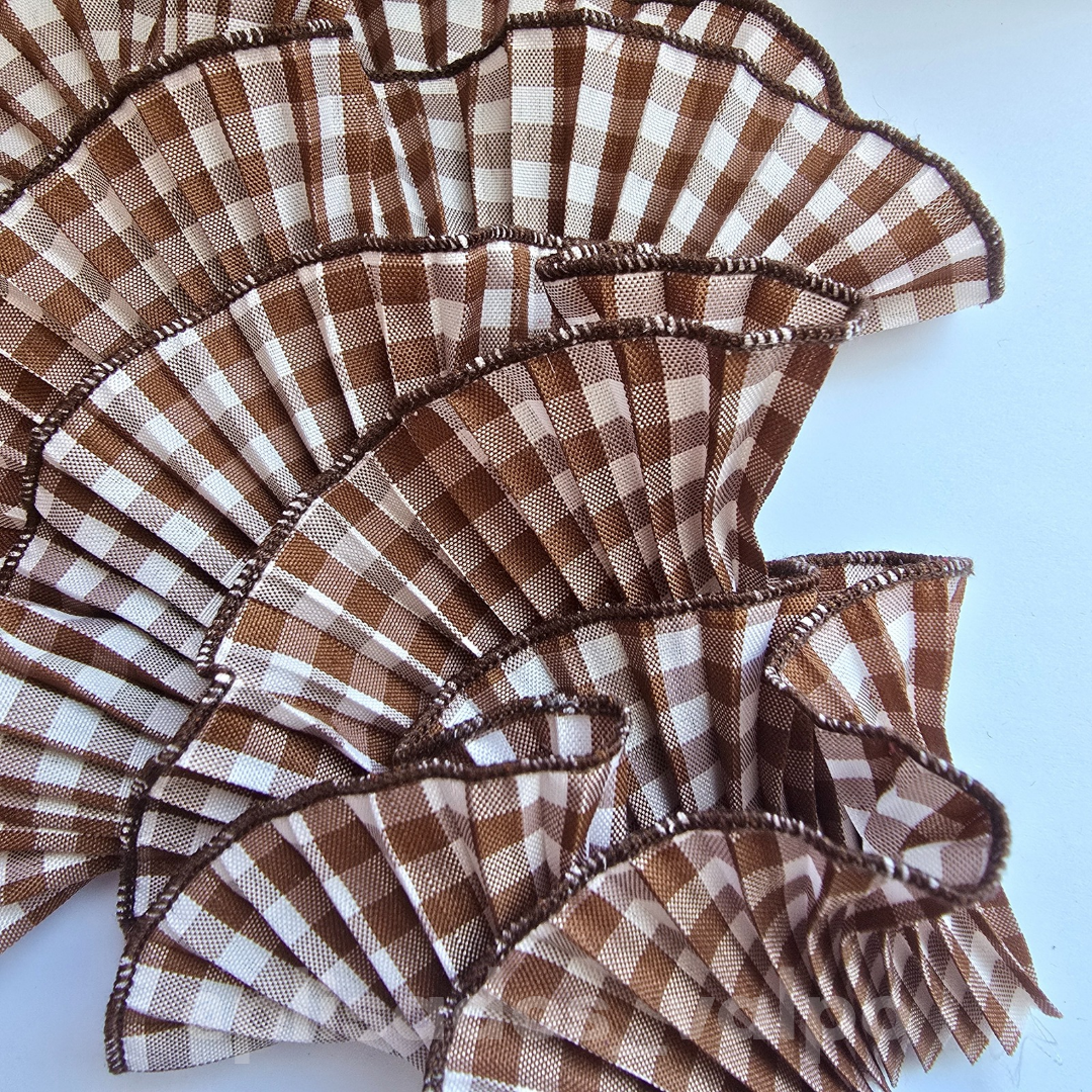 Plisado Madison / Vichy chocolate 🤎