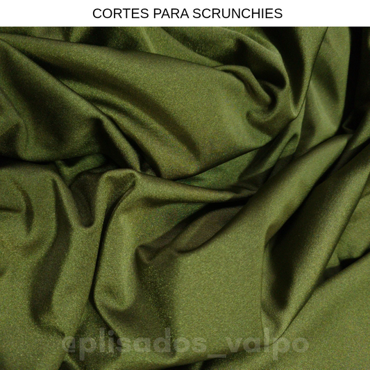 Lycra Dupont / verde musgo satinado