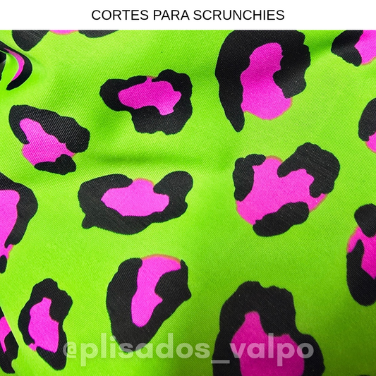 Lycra dupont / Animal print verde