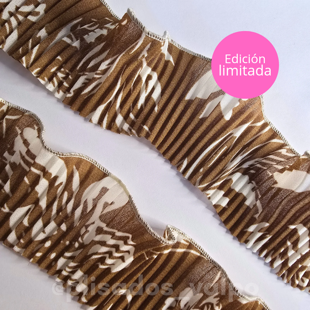 Plisado gasa / botanical camel