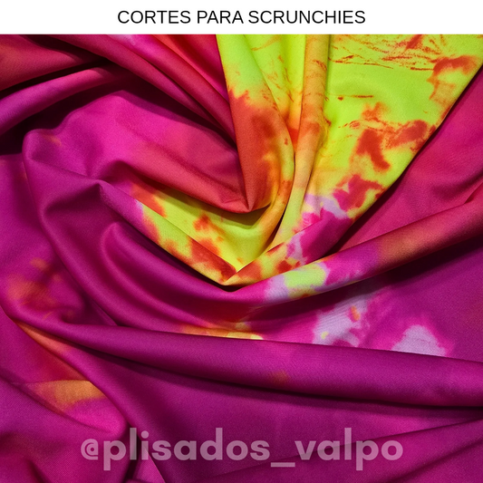Lycra dupont / Tie dye fucsia