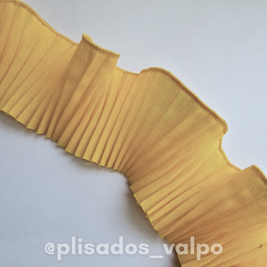Plisado popelina / Mostaza