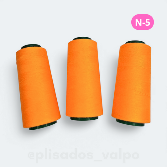 Hilo de coser SABLE alta resistencia / naranja neón (N-5)