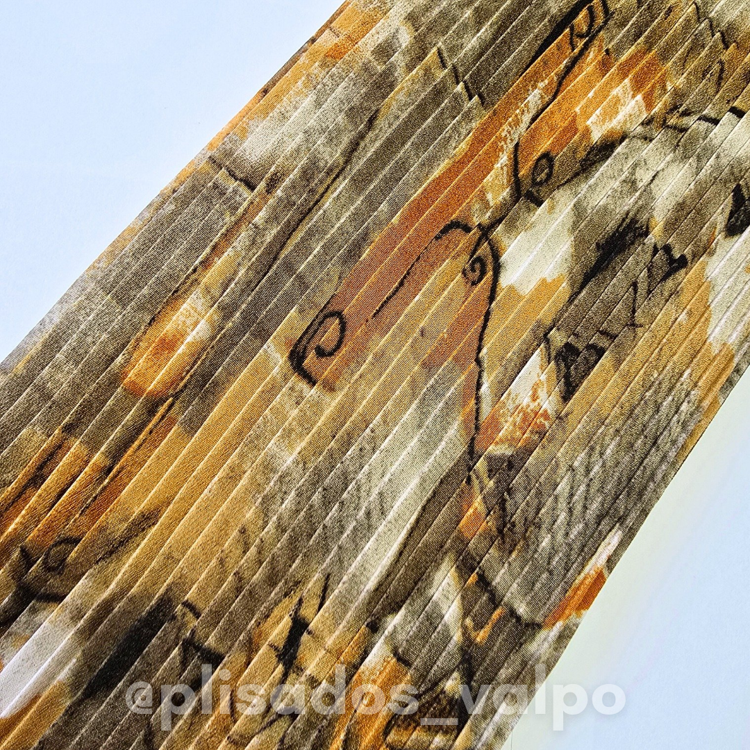 Plisado micro fibra / Aesthetic naranja