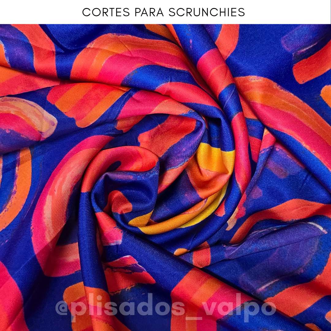 Pandora satín / arcoiris azúl