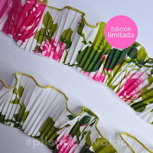 Plisado popelina / green garden