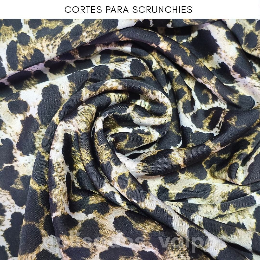 Pandora satín / animal print beige