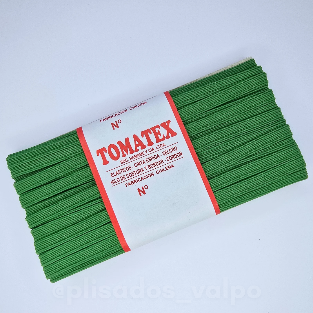 Elástico TOMATEX N°4 / verde césped
