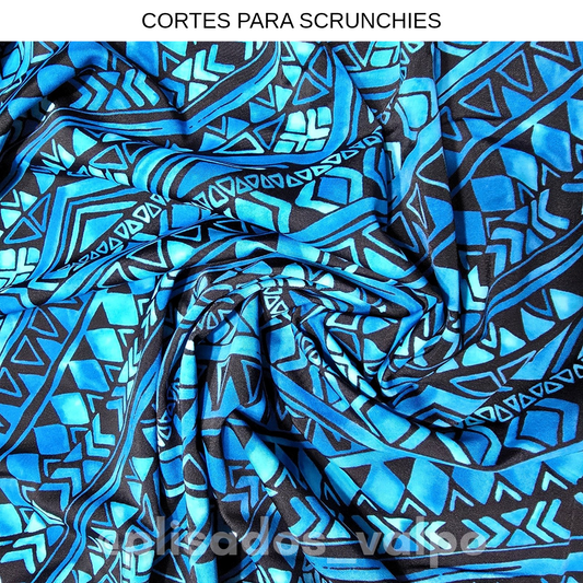 Lycra dupont / Tribal azúl
