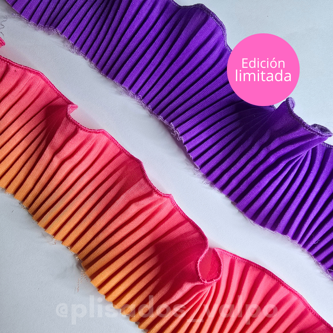 Plisado micro fibra / fantasía multicolor