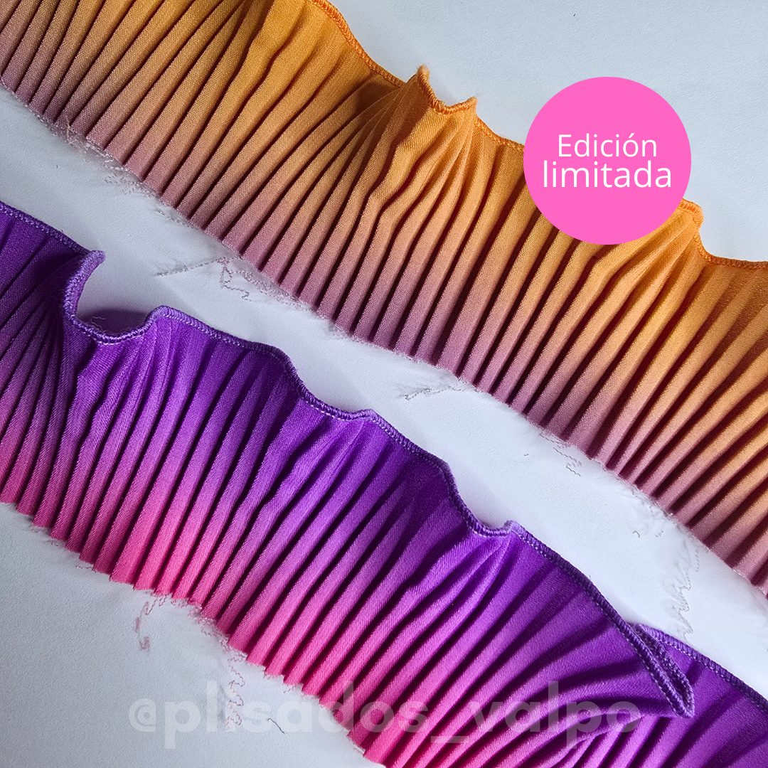 Plisado micro fibra / fantasía multicolor