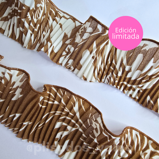 Plisado gasa / botanical camel