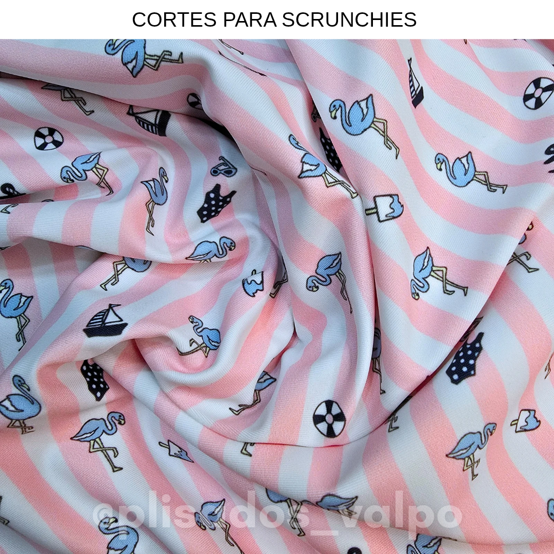 Lycra Dupont / Flamencos pastel