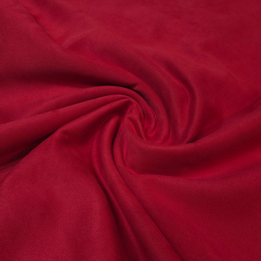 Scuba suede / rojo italiano 50 x 150 cm
