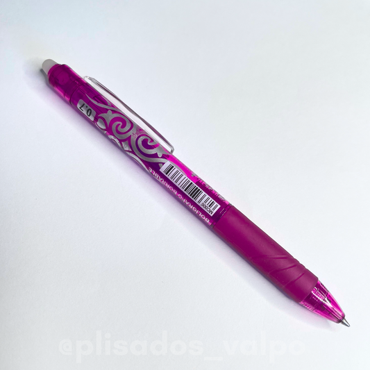 Bolígrafo clicker borrable